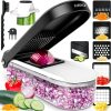 🥕 6-in-1 Veg Chopper & Slicer – Quick, Easy & Mess-Free Prep for Busy Homes
